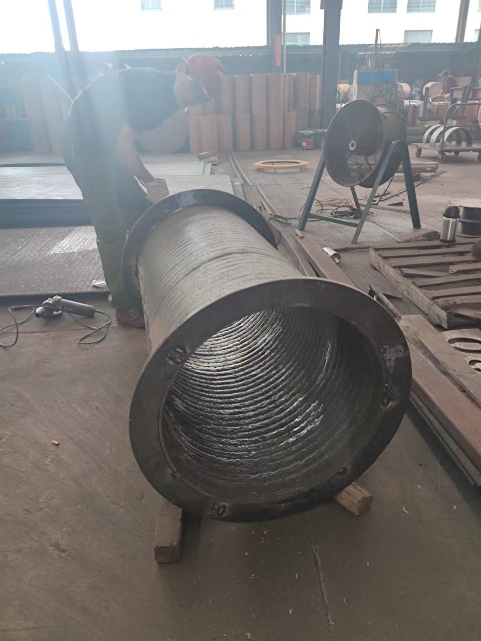 福建双金属耐磨管，堆焊耐磨管6+4,6+6,8+6,10+6,12+8